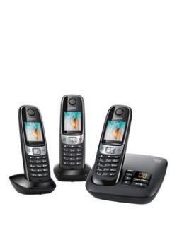 Gigaset Gigaset C620A Trio Cordless Phone - Black